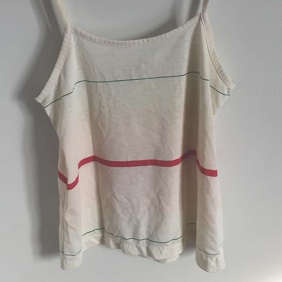 VINTAGE stripped cami tank top white - Picture 3 of 6